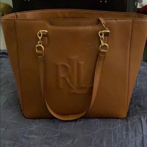 Ralph Lauren Zippered tote bag